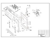 Схема №2 DSN 6833 X (7652843942) с изображением Панель для посудомоечной машины Beko 1745960005