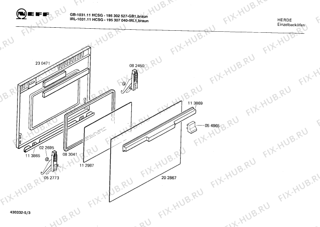 Схема №4 195302527 GB-1031.11HCSG с изображением Переключатель для духового шкафа Bosch 00027862