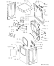 Схема №2 AWZ 460 с изображением Блок управления для сушилки Whirlpool 480112100455