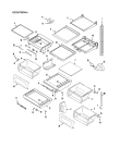 Схема №9 GC2228GEHB с изображением Дверца для холодильной камеры Whirlpool 482000095658