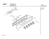 Схема №4 HSV122MTR с изображением Панель управления для плиты (духовки) Bosch 00358199