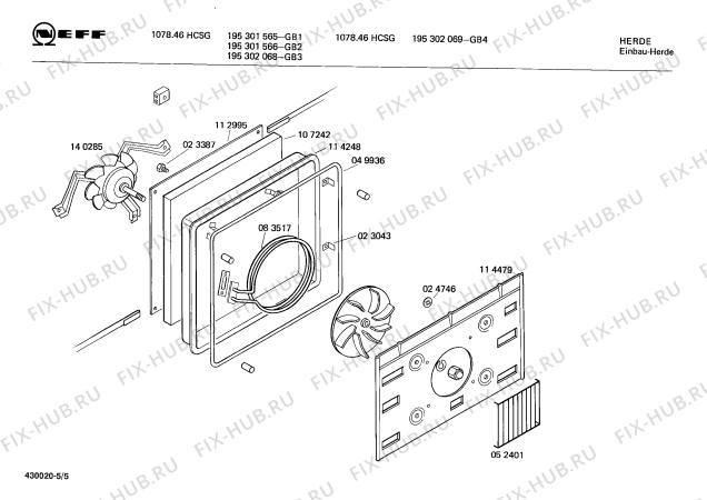 Схема №3 195302069 1078.46HCSG с изображением Переключатель для электропечи Bosch 00025879
