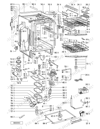 Схема №2 GSF 1351 BW-WS с изображением Мини-ручка для посудомоечной машины Whirlpool 481241028748