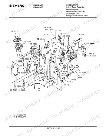 Схема №17 FM705L1FF с изображением Инструкция по эксплуатации для видеотехники Siemens 00530858