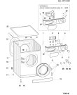 Схема №2 AVL109EU (F029889) с изображением Обшивка для стиральной машины Indesit C00098189