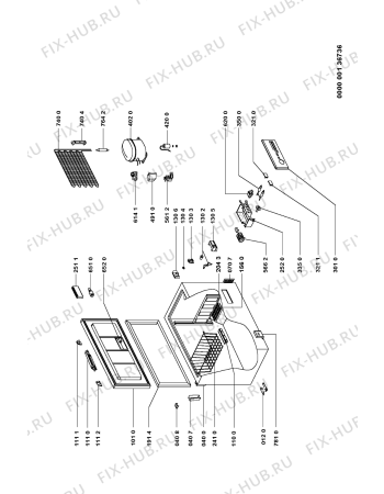 Схема №1 AFG 512-C/AL с изображением Накопитель для холодильной камеры Whirlpool 481212018011