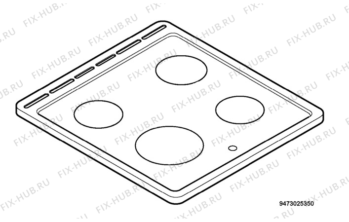 Взрыв-схема плиты (духовки) Electrolux EKC6751X - Схема узла Hob 271