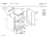 Схема №3 SMU2026CH с изображением Передняя панель для электропосудомоечной машины Bosch 00273638