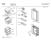 Схема №2 K4435X2IE с изображением Дверь для холодильной камеры Bosch 00218791