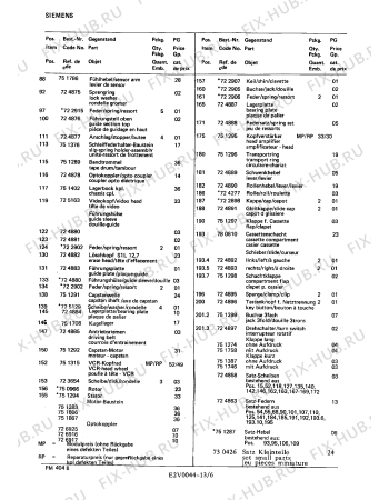 Схема №9 FM304614 с изображением Клей для телевизора Siemens 00751721