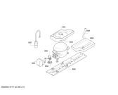 Схема №1 KTR15V22 с изображением Регулировочный узел для холодильной камеры Bosch 00645886