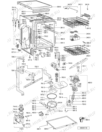 Схема №2 ADP4403WH (F092029) с изображением Инструкция по эксплуатации для посудомойки Indesit C00360686
