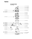 Схема №1 RK106PTH/88A с изображением Элемент корпуса для электромультиварки Tefal SS-995806