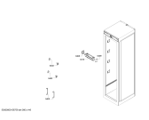 Схема №5 T24IR800SP с изображением Поднос для холодильника Bosch 00706854