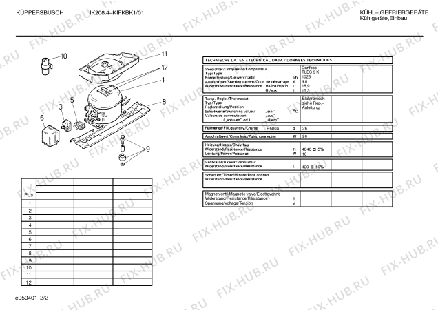 Схема №2 KIFDDL2FF RG6187F21 с изображением Вставка для холодильной камеры Bosch 00287109