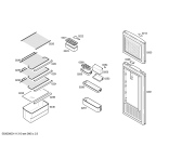 Схема №3 3FS2410A с изображением Поднос для холодильника Bosch 00497747