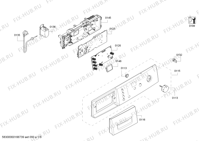 Схема №4 WAE24321IT EcoMaxx 7 VarioPerfect с изображением Ручка для стиралки Bosch 00653587
