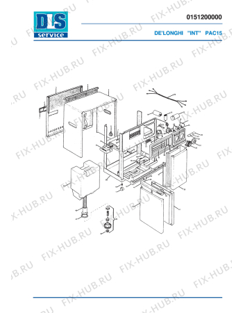Схема №2 PAC 33 HP с изображением Термостат для кондиционера DELONGHI 521208