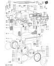 Схема №1 WAI 2542/2 с изображением Переключатель (таймер) для стиральной машины Whirlpool 481228219879