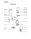 Схема №4 EA8080S2/70A с изображением Труба для электрокофемашины Krups MS-5370789