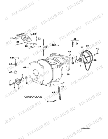 Взрыв-схема стиральной машины Rex Electrolux RWT10120W - Схема узла Functional parts 267