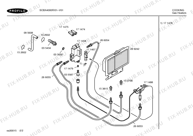 Схема №2 SOBA4000R с изображением Инструкция по эксплуатации для обогревателя (вентилятора) Bosch 00525188
