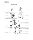 Схема №1 KP150231/7Z0 с изображением Держатель фильтра для электрокофеварки Krups MS-623160