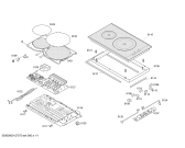 Схема №1 EH515502E Domino induccion siemens inox.tc 2i с изображением Стеклокерамика для электропечи Siemens 00479829