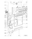 Схема №2 ADG 975/3 WHM с изображением Панель для посудомоечной машины Whirlpool 481245370261