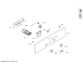 Схема №4 CF432251 с изображением Панель управления для плиты (духовки) Bosch 00790878