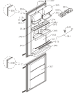 Схема №1 FIC-541 (291631, HZDI2626) с изображением Дверь для холодильной камеры Gorenje 291525