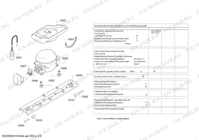 Схема №3 KGN57X40IL с изображением Дверь для холодильной камеры Bosch 00715205