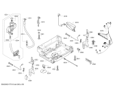 Схема №3 SBV69M40EU с изображением Передняя панель для электропосудомоечной машины Bosch 00705743