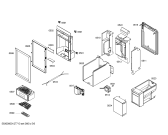 Схема №6 RF413700 с изображением Шина для холодильника Bosch 00666044