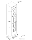 Схема №5 A62700GNX0 с изображением Дверка для холодильника Aeg 2801840550