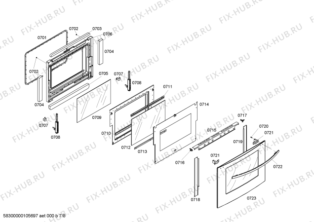 Схема №5 CM302BS с изображением Изоляция для духового шкафа Bosch 00241916