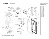 Схема №3 KS40U690GB с изображением Дверь для холодильной камеры Siemens 00242114