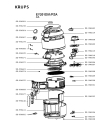 Схема №1 EY201D51/PZA с изображением Крышка для электротостера Krups SS-996728