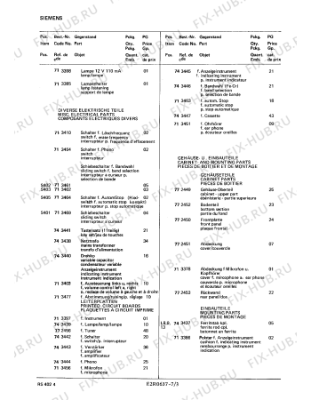 Схема №5 RS4024 с изображением Транзистор для аудиоаппаратуры Siemens 00713442