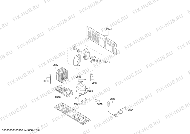 Схема №5 KA7902I30, Side by side с изображением Модуль для холодильника Bosch 12004945