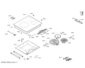 Схема №1 T14D10N0 с изображением Конфорка для плиты (духовки) Bosch 00672327