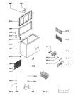 Схема №1 PNC 2159 с изображением Крышка дверной полки для холодильной камеры Whirlpool 481944089111