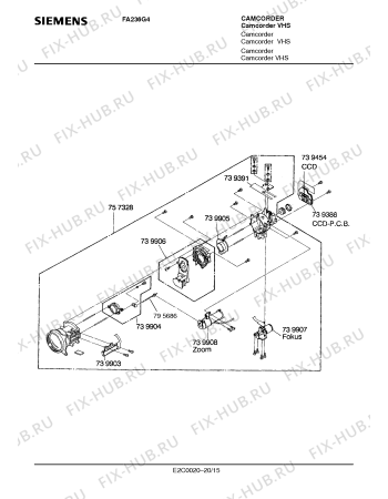 Схема №10 FA229G4 с изображением Транзистор для видеоаппаратуры Siemens 00739696