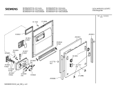 Схема №6 SE55M650FF с изображением Передняя панель для посудомоечной машины Siemens 00439639
