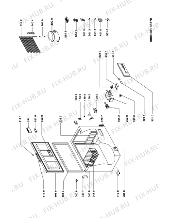 Схема №1 ID 2947/2 LI CH с изображением Ручка регулировки Whirlpool 481928228701