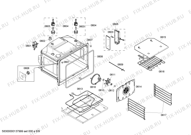 Схема №7 MED302ES с изображением Модуль управления для плиты (духовки) Bosch 00646639