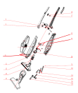 Схема №1 VCK144W (370269, SP1001D) с изображением Щёточка для электропылесоса Gorenje 342402