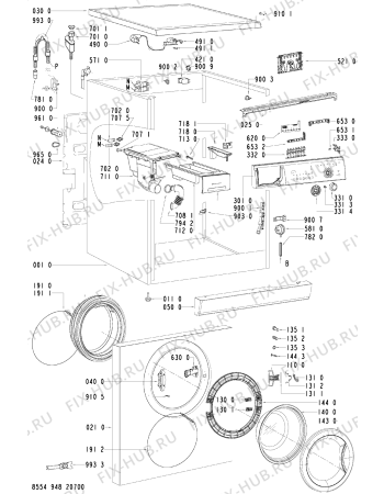 Схема №2 WAK 1300 SE с изображением Микромодуль для стиралки Whirlpool 481221470402