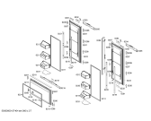 Схема №5 B36IT71NNP с изображением Профилированная полоса для холодильника Bosch 00244626
