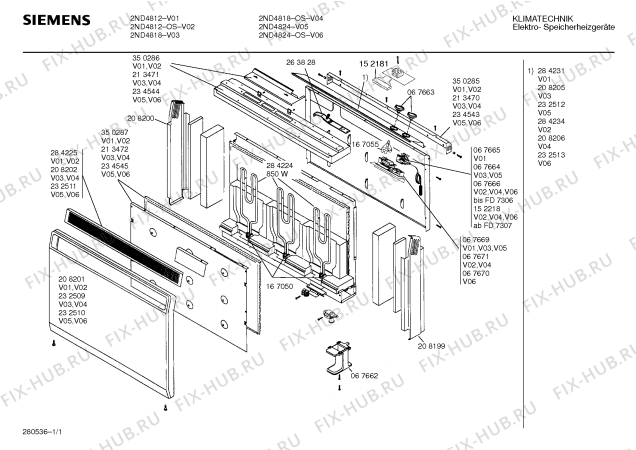 Схема №1 2ND4818-OS с изображением Температурный ограничитель для холодильника Bosch 00067671